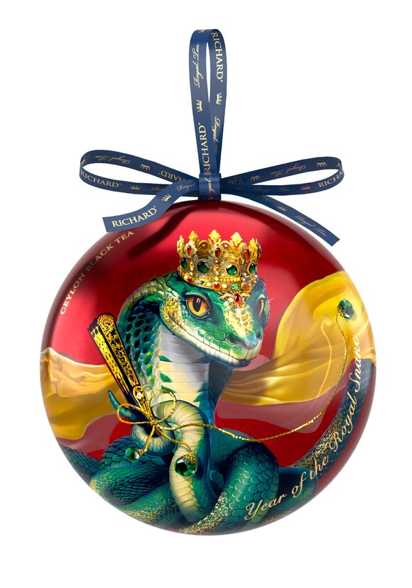 Чай-новогодняя игрушка Год змеи, 3 шт. шир.  580, рис. 6