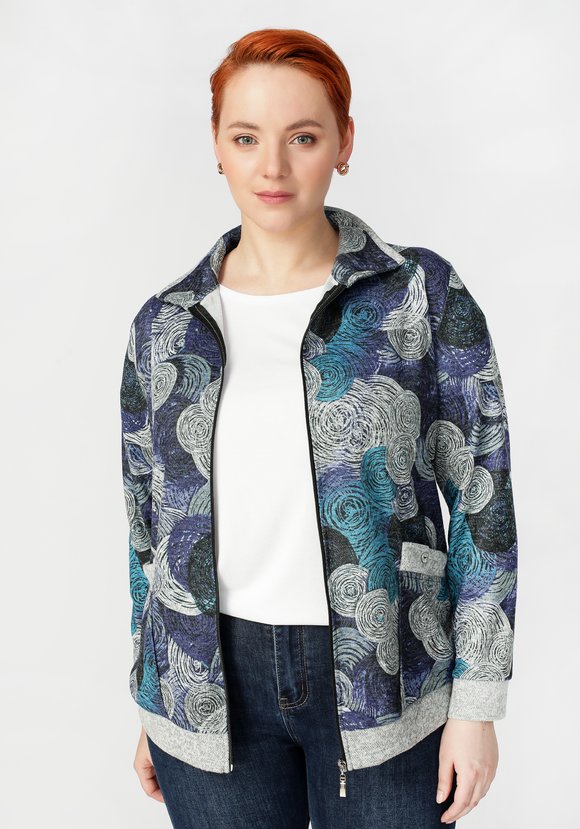 Жакет Великая тайна шир.  580, рис. 1