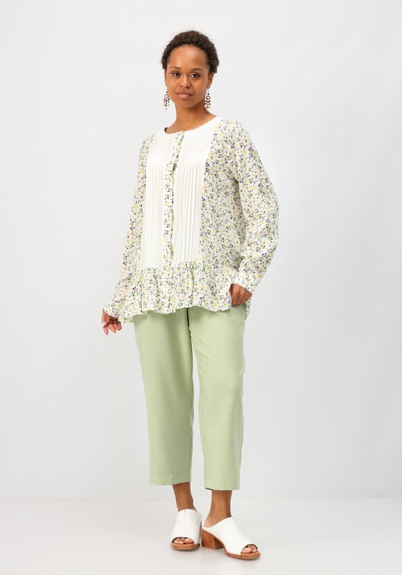 Блуза со складками впереди шир.  580, рис. 16