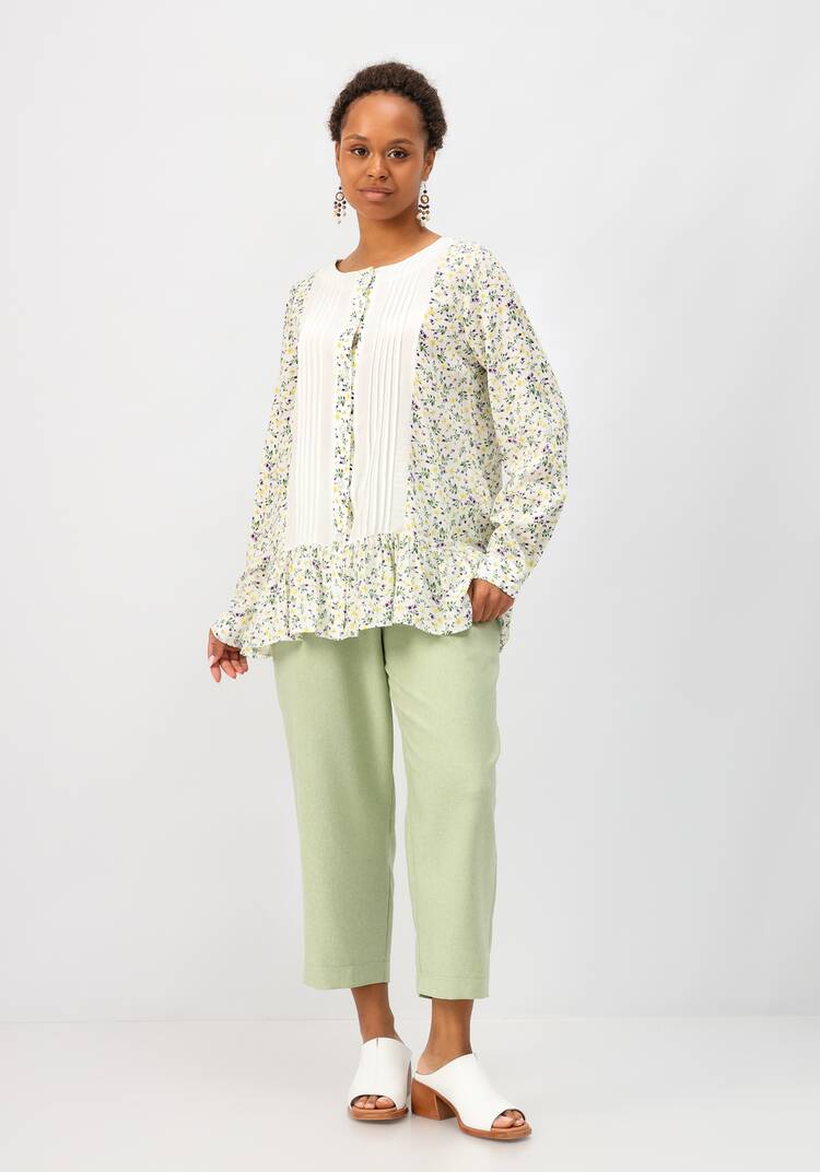 Блуза со складками впереди шир.  750, рис. 16