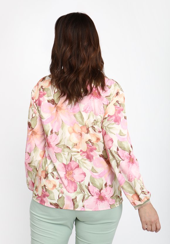 Блуза с декоративной тесьмой шир.  580, рис. 6