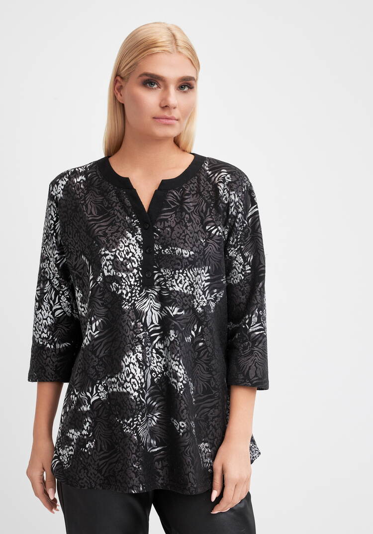 Блуза Хорошее настроение шир.  750, рис. 10