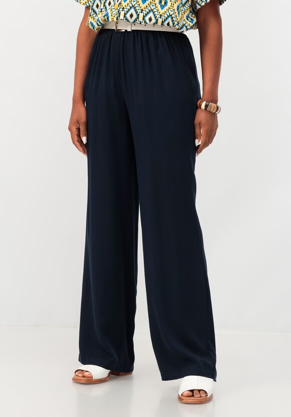 Брюки на резинке свободного силуэта шир.  580, рис. 1