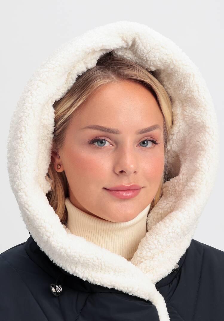 Пальто с меховой опушкой и капюшоном шир.  750, рис. 5