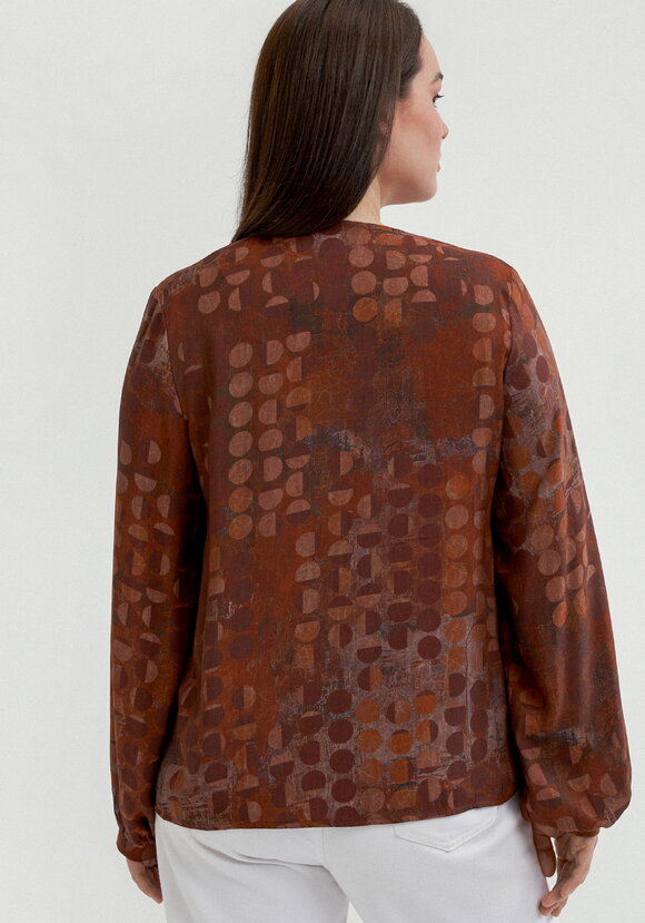 Блуза свободного кроя Омега шир.  580, рис. 11