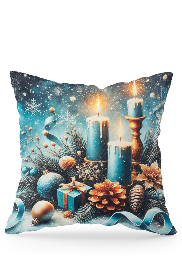 Наволочка декоративная Новый год, 2 шт. шир.  580, рис. 6