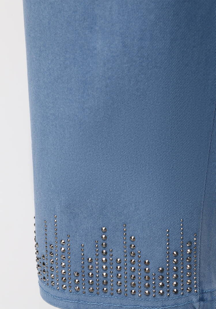 Брюки 7/8 со стразами шир.  750, рис. 24