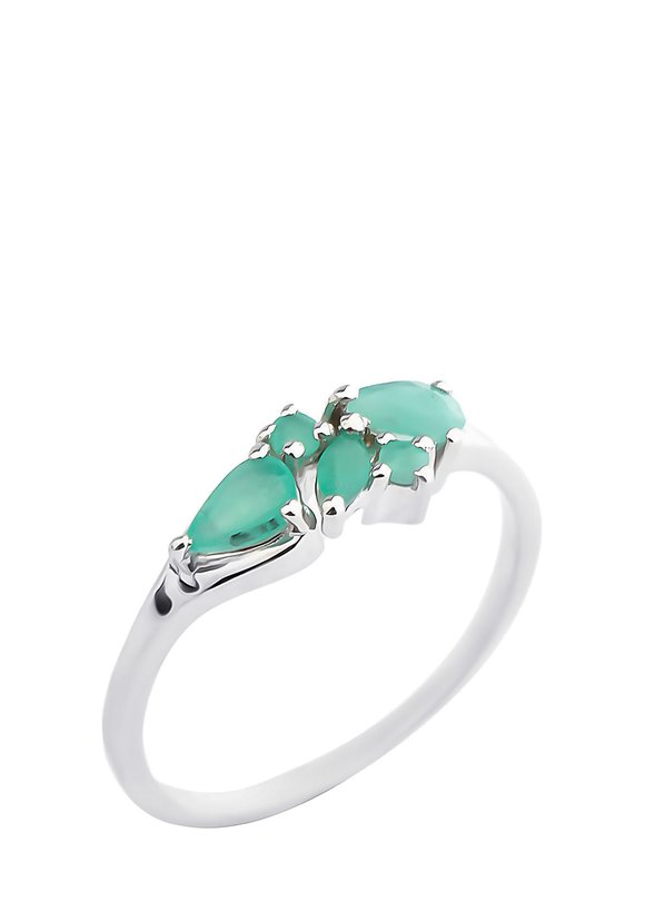 Кольцо  серебряное Луиза шир.  580, рис. 3