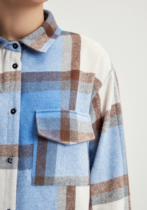 Рубашка фланелевая в клeтку шир.  580, рис. 6