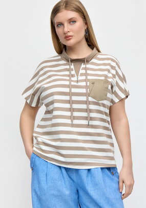 Футболка в полоску Мишель