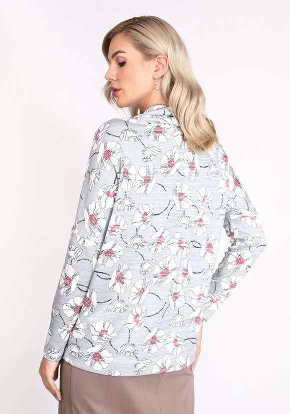 Туника Цветочный сюжет шир.  580, рис. 6