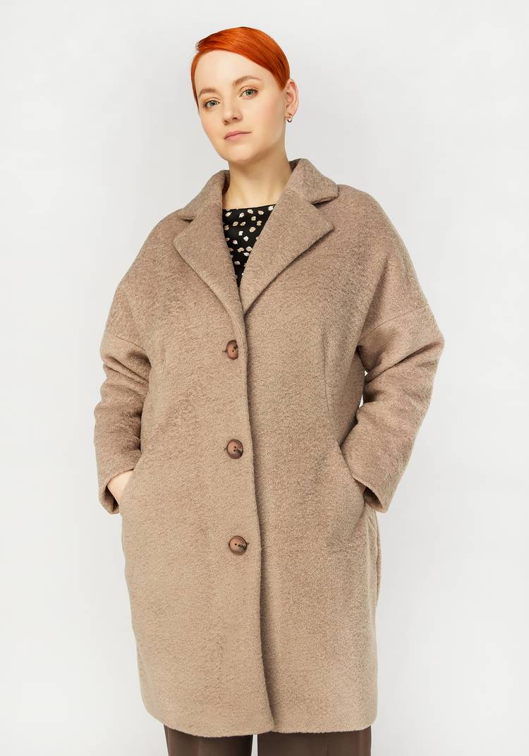 Полупальто на пуговицах шир.  750, рис. 3