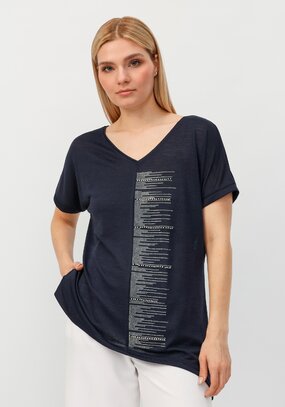 Блуза со стразами Аделина