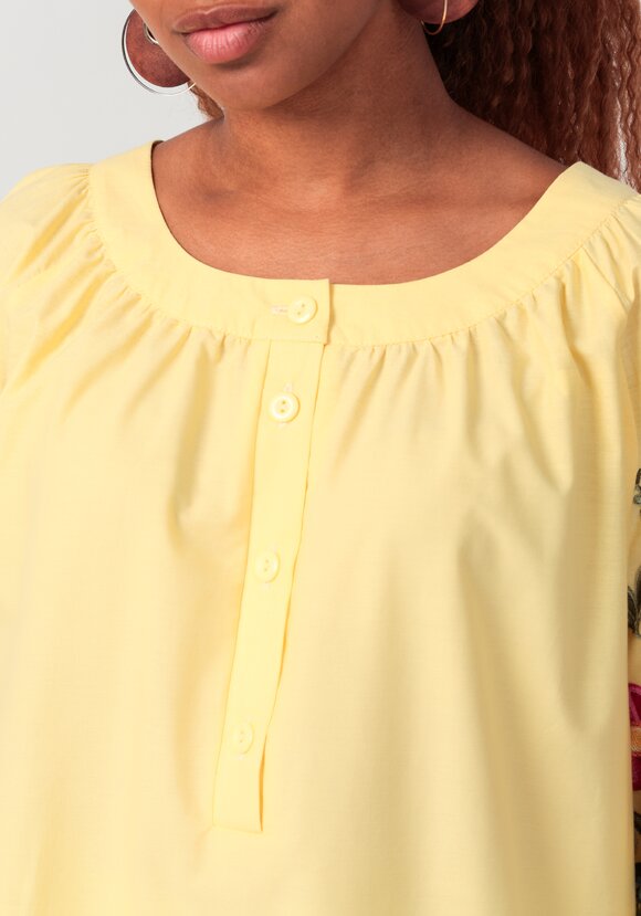 Блуза с цветочной вышивкой и рукавом реглан шир.  580, рис. 5