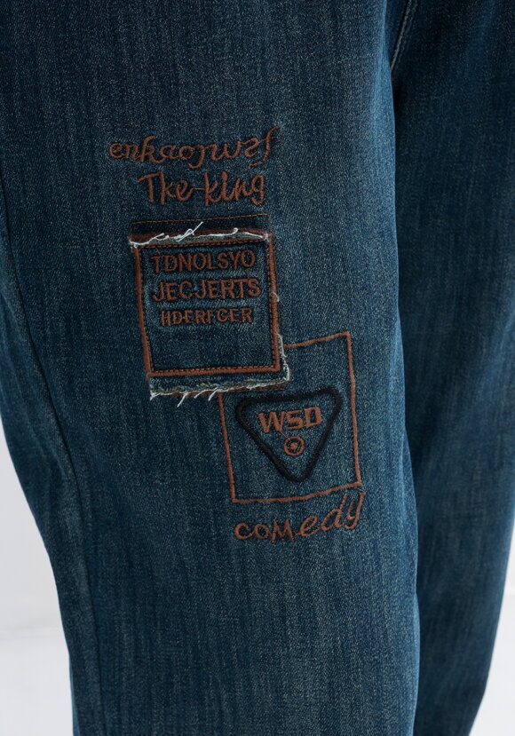 Джинсы Георгина шир.  580, рис. 6