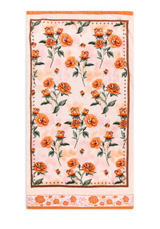 Махровое полотенце Бархатные лепестки