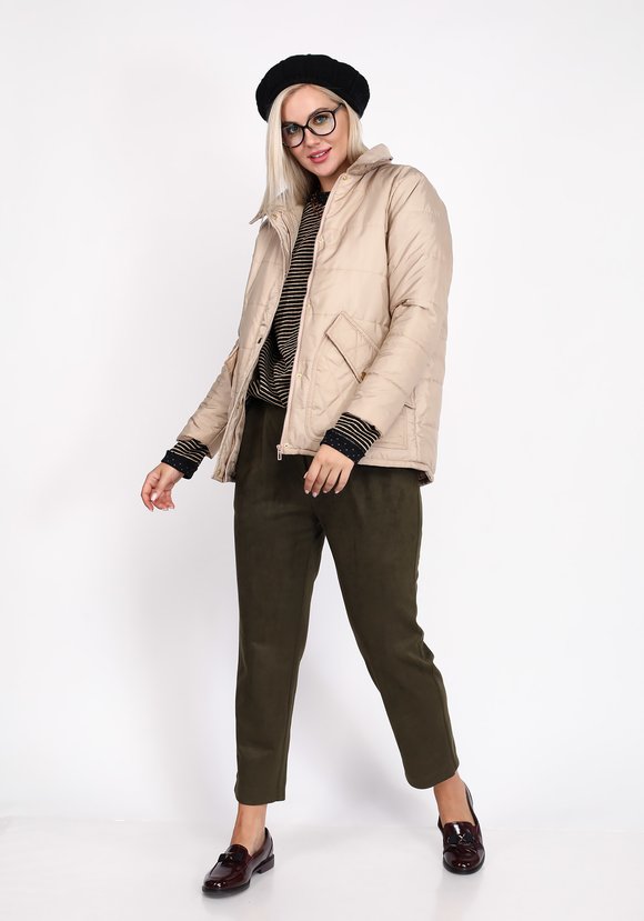 Куртка стеганая с планкой шир.  580, рис. 4