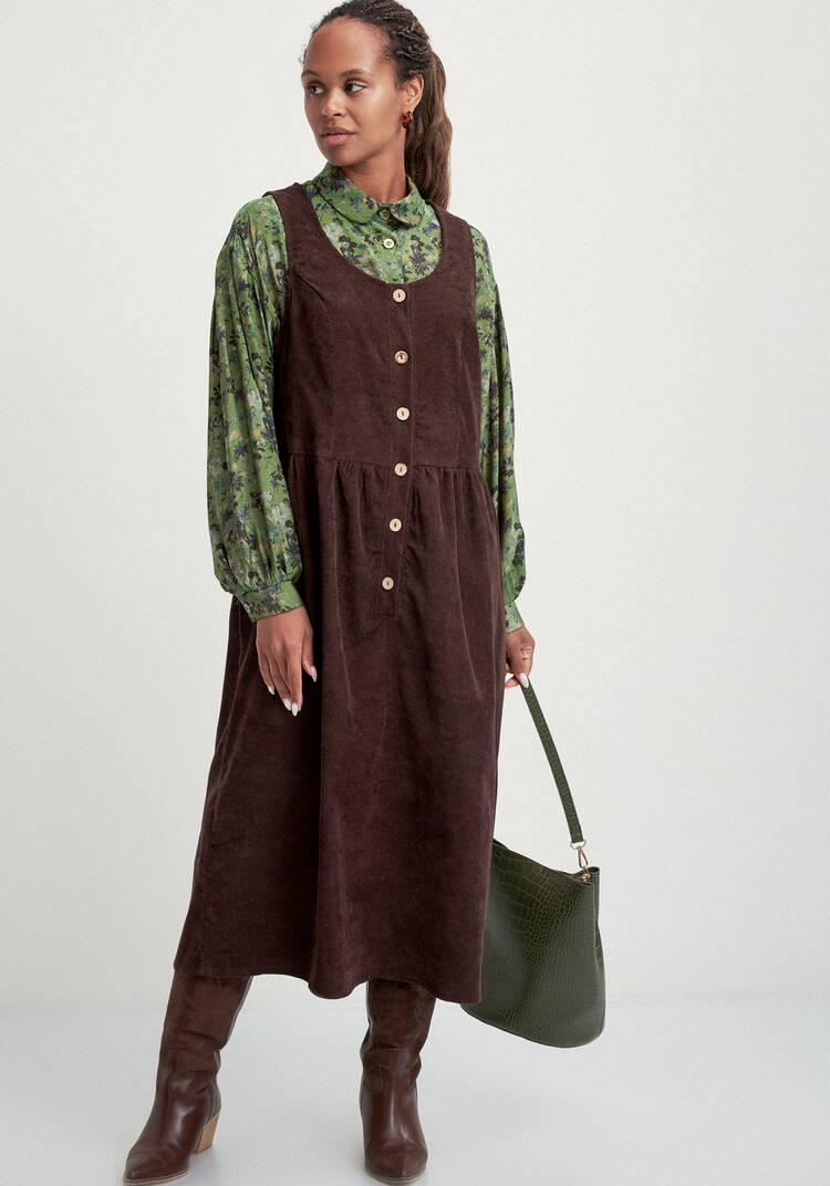 Сарафан со сборкой на талии шир.  750, рис. 26