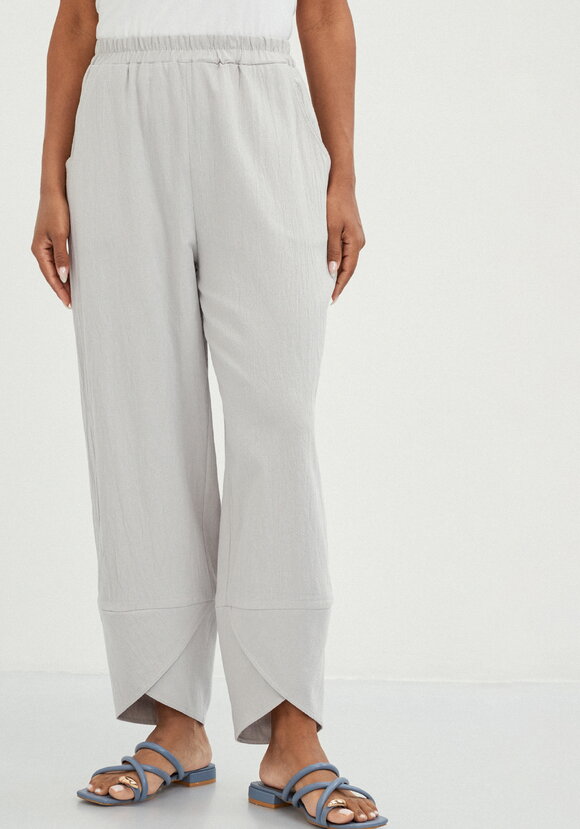 Брюки-тюльпан на резинке шир.  580, рис. 20