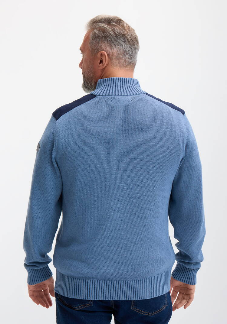 Свитер с воротником на молнии Тимур шир.  750, рис. 9