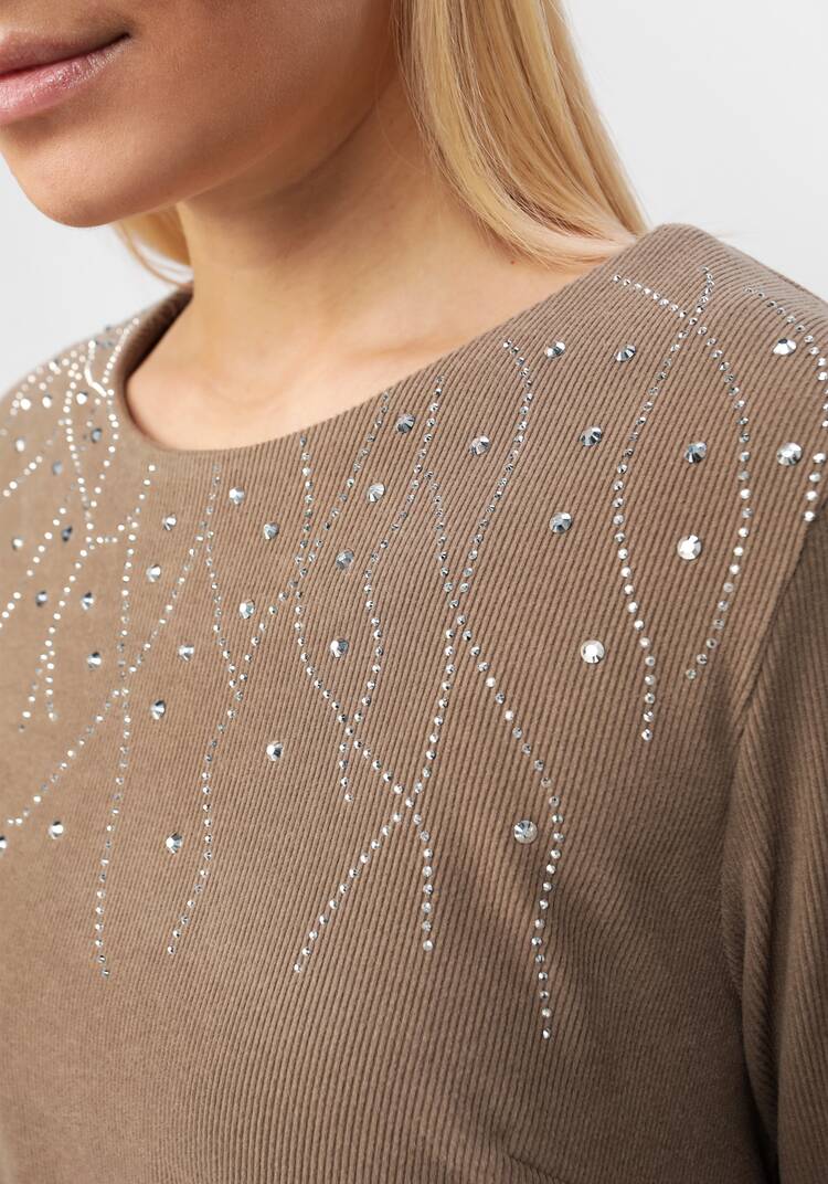 Туника c декором из страз шир.  750, рис. 5