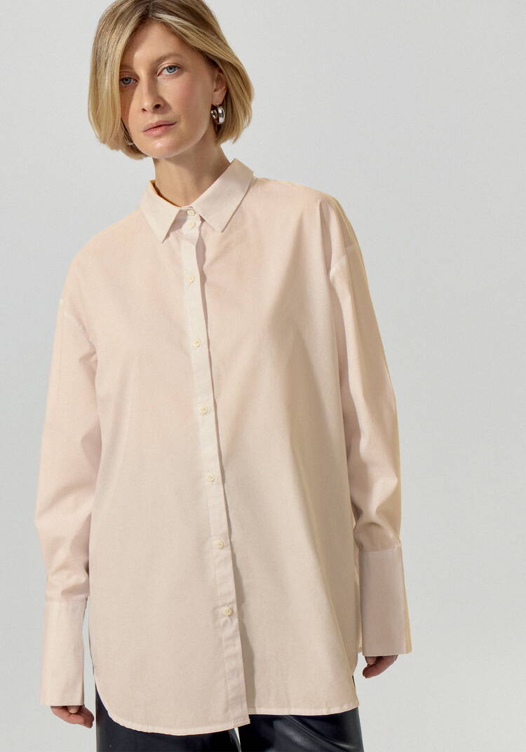 Рубашка с объемным манжетом Милена шир.  750, рис. 18