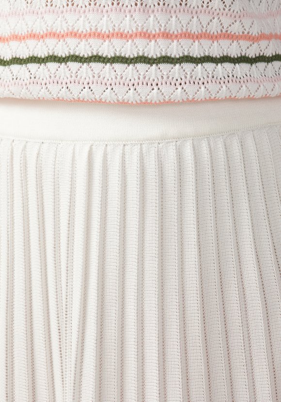 Юбка миди на резинке с имитацией плиссе шир.  580, рис. 4