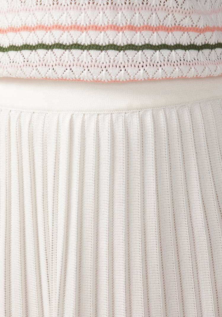 Юбка миди на резинке с имитацией плиссе шир.  750, рис. 4