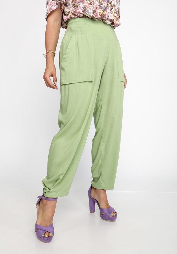 Брюки из умягчённого льна шир.  580, рис. 1