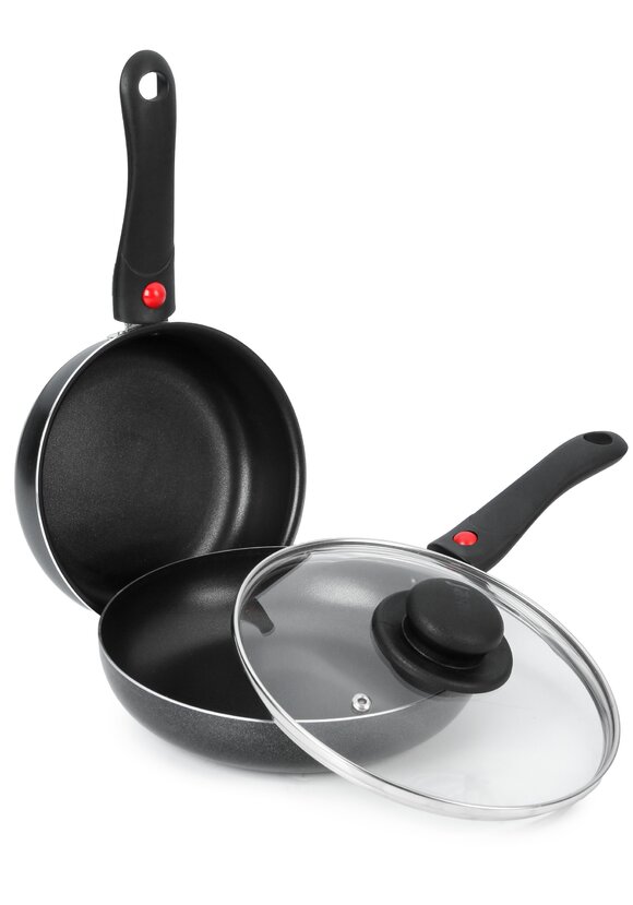 Набор: сковорода с крышкой, сотейник шир.  580, рис. 11