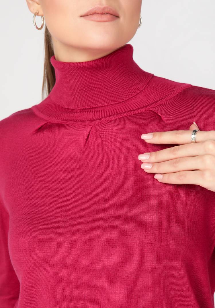 Джемпер женский со складками по полочке шир.  750, рис. 22