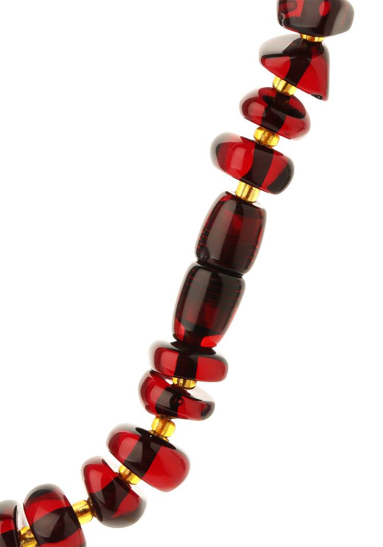 Колье Янтарный закат шир.  750, рис. 6