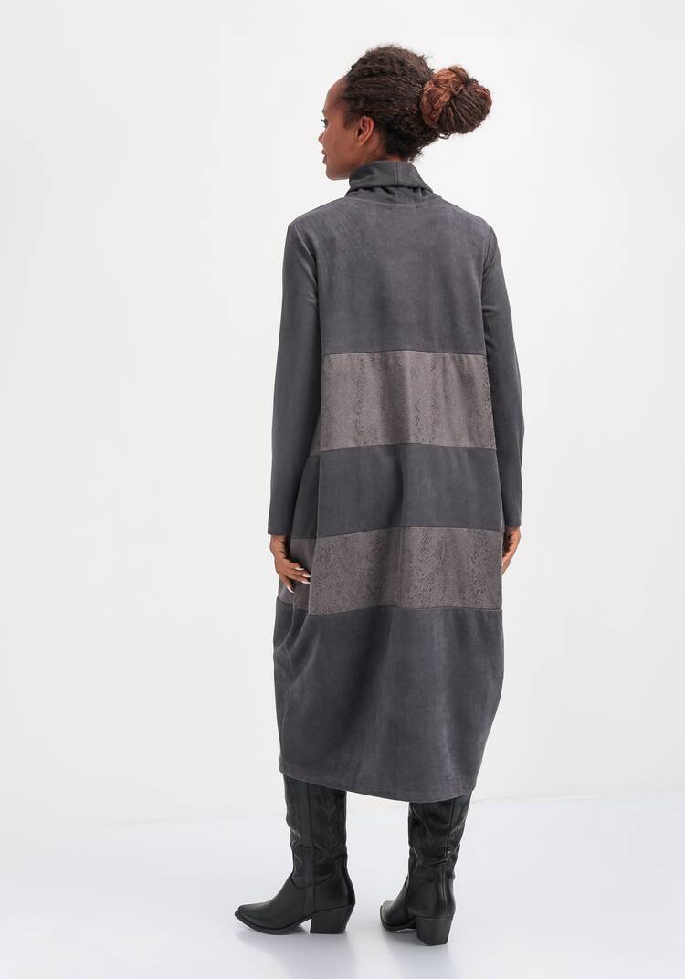 Платье с декоративными вставками шир.  750, рис. 3