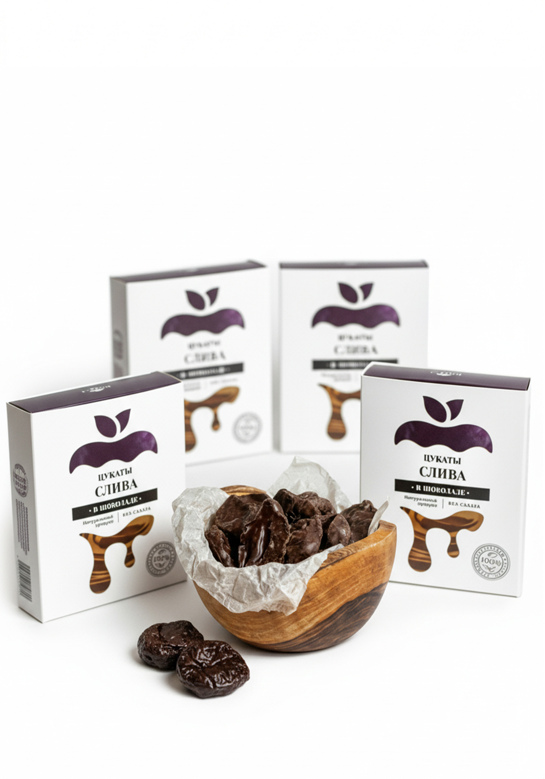Цукаты в шоколаде, 4 шт