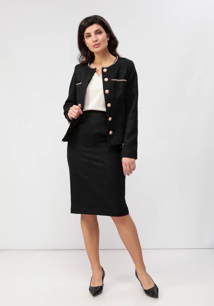 Юбка классика с резинкой на поясе и шлицей шир.  750, рис. 14