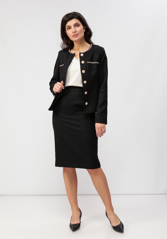 Юбка классика с резинкой на поясе и шлицей шир.  580, рис. 14