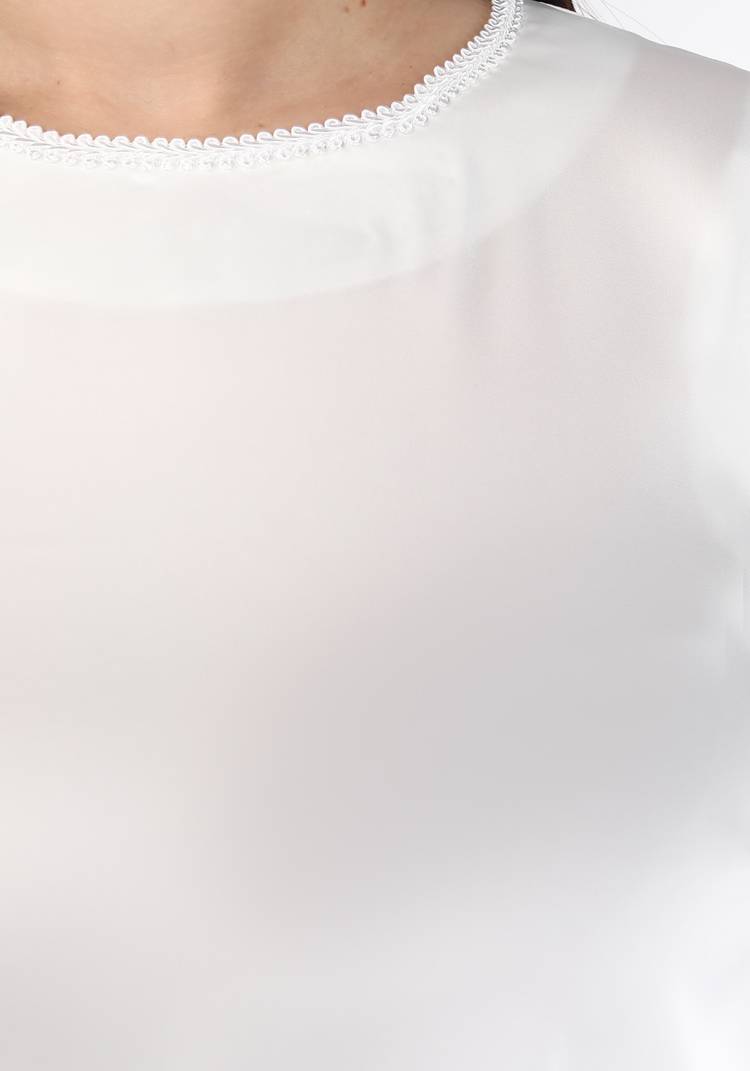 Блуза шелковая А-силуэта шир.  750, рис. 11