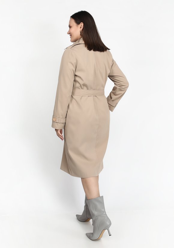 Плащ-тренчкот двубортный шир.  580, рис. 2