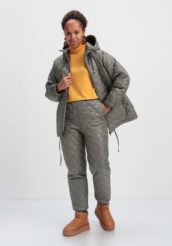 Брюки стёганые утеплённые шир.  580, рис. 10