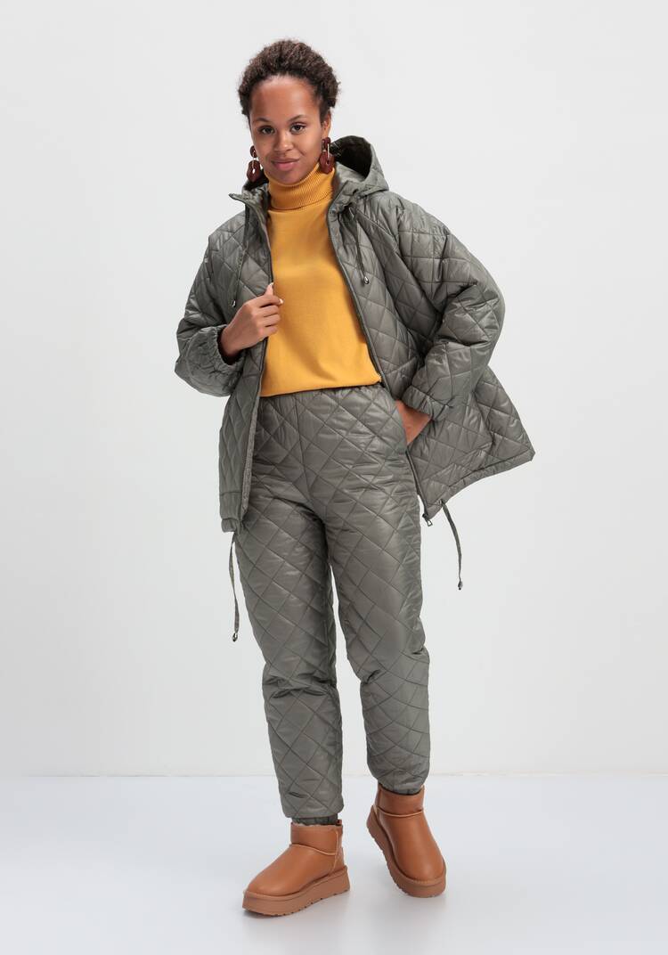 Брюки стёганые утеплённые шир.  750, рис. 10