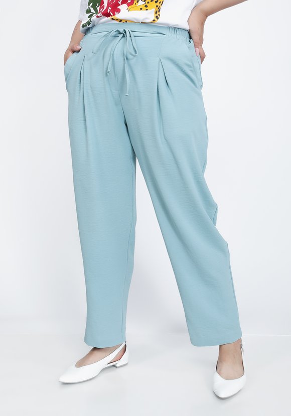 Брюки свободного кроя на эластичной ленте шир.  580, рис. 1