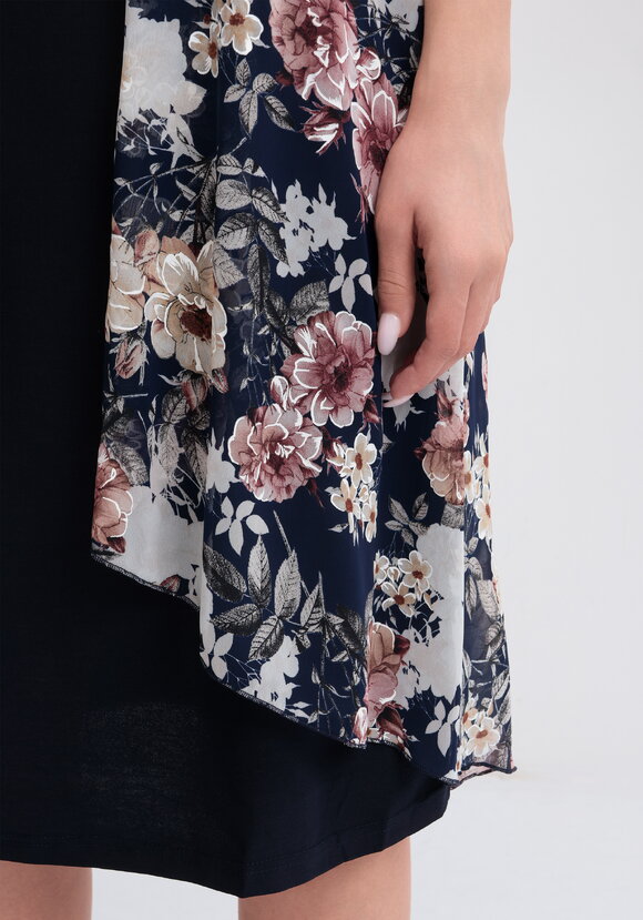 Платье с шифоновой накидкой с узором шир.  580, рис. 18