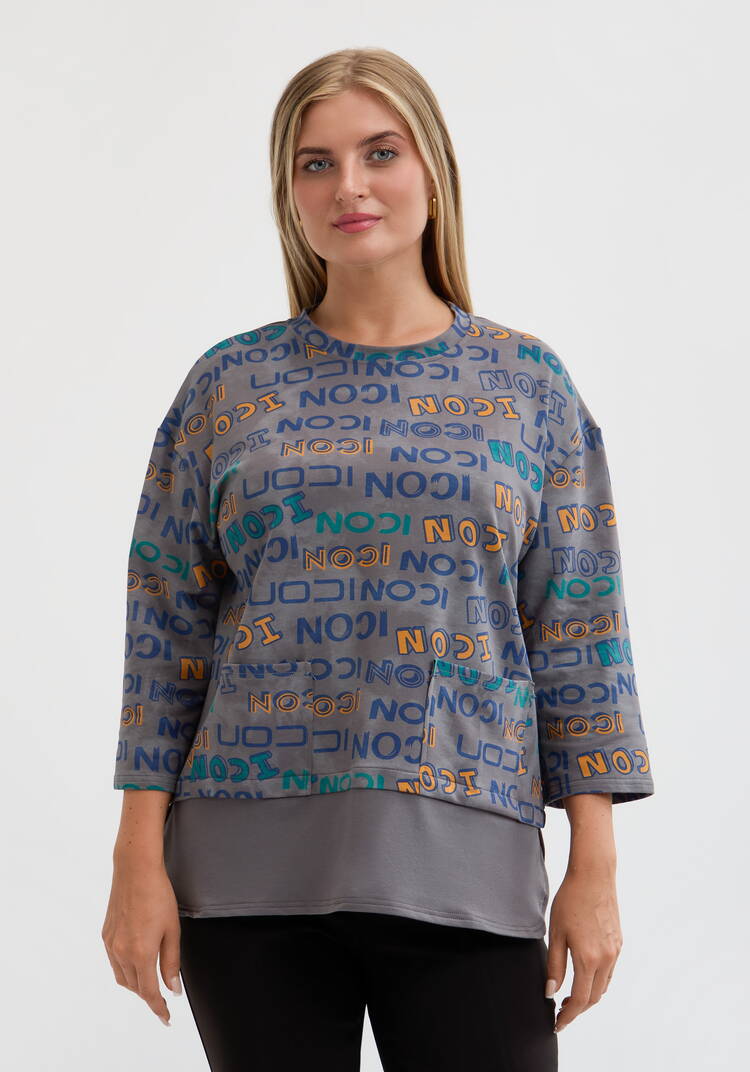 Блуза Евгения шир.  750, рис. 10