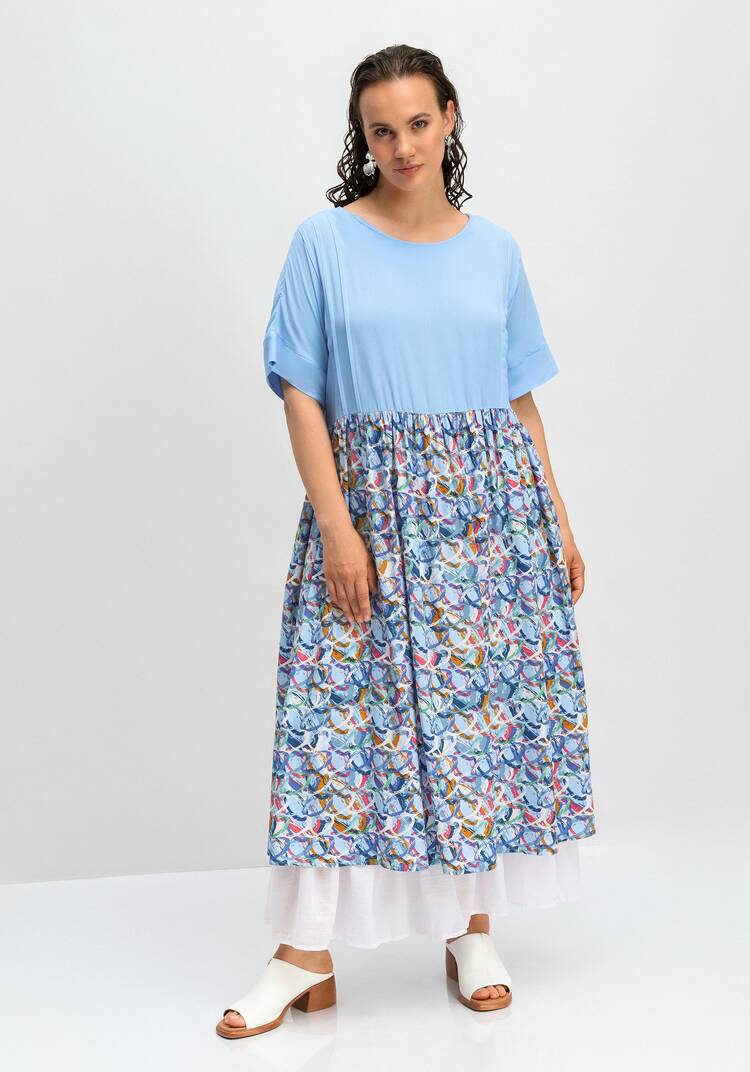 Платье с нижней юбкой в комплекте шир.  750, рис. 8