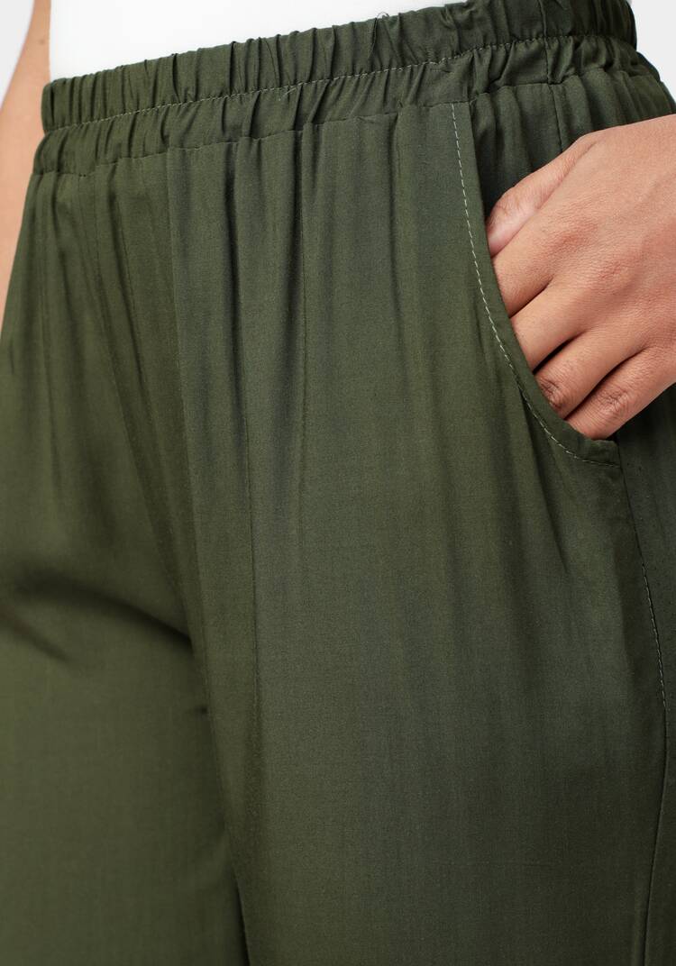 Брюки прямые с резинкой по поясу шир.  750, рис. 10