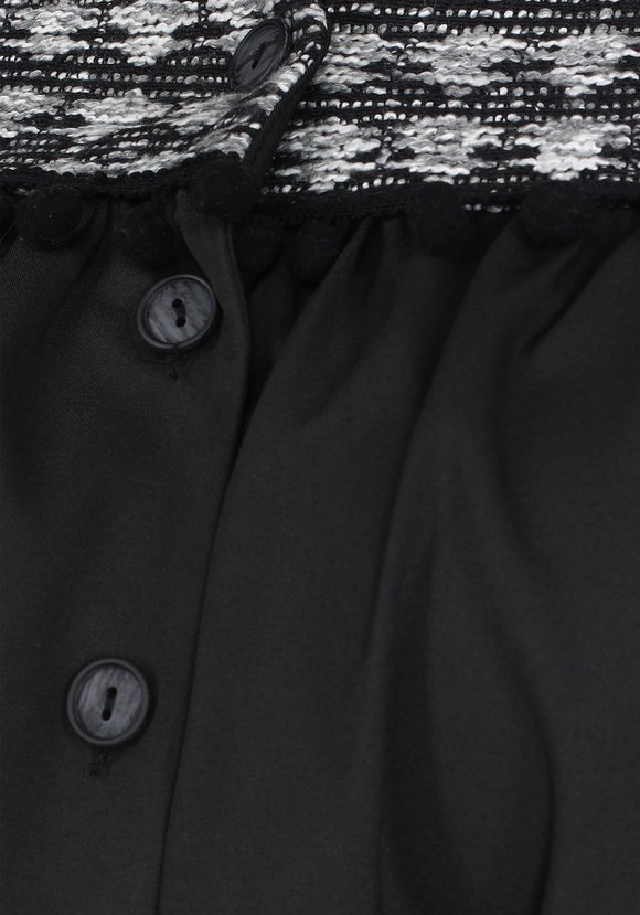 Блуза с поясом и декорированной кокеткой шир.  580, рис. 2