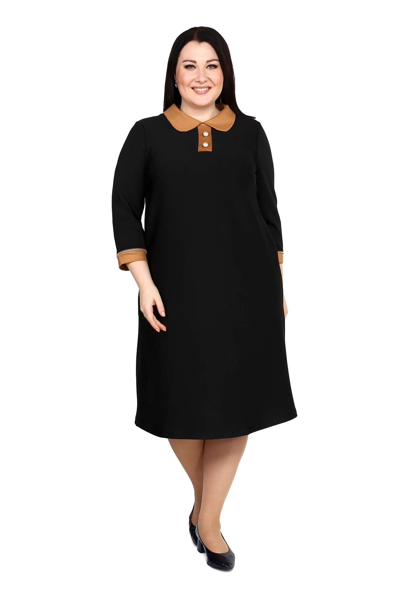 Платье Итальянский Стиль Vivienne Mare, размер 50, цвет чёрный - фото 2