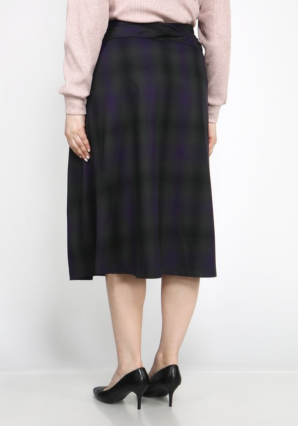 Юбка миди А-силуэта на кокетке купить со скидкой в интернет-магазине ...