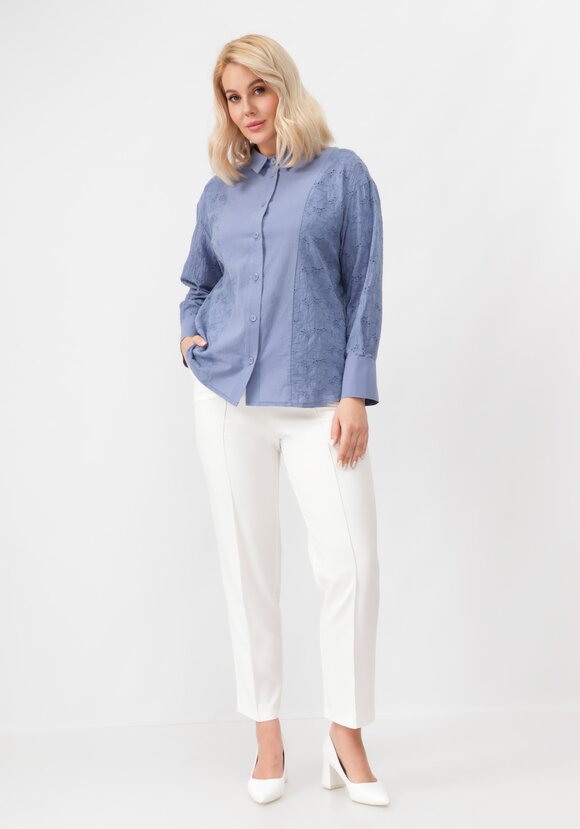 Рубашка со вставками из шитья шир.  580, рис. 9