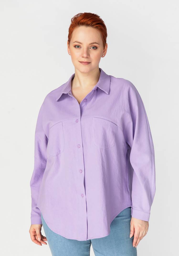 Рубашка с накладными карманами шир.  750, рис. 9